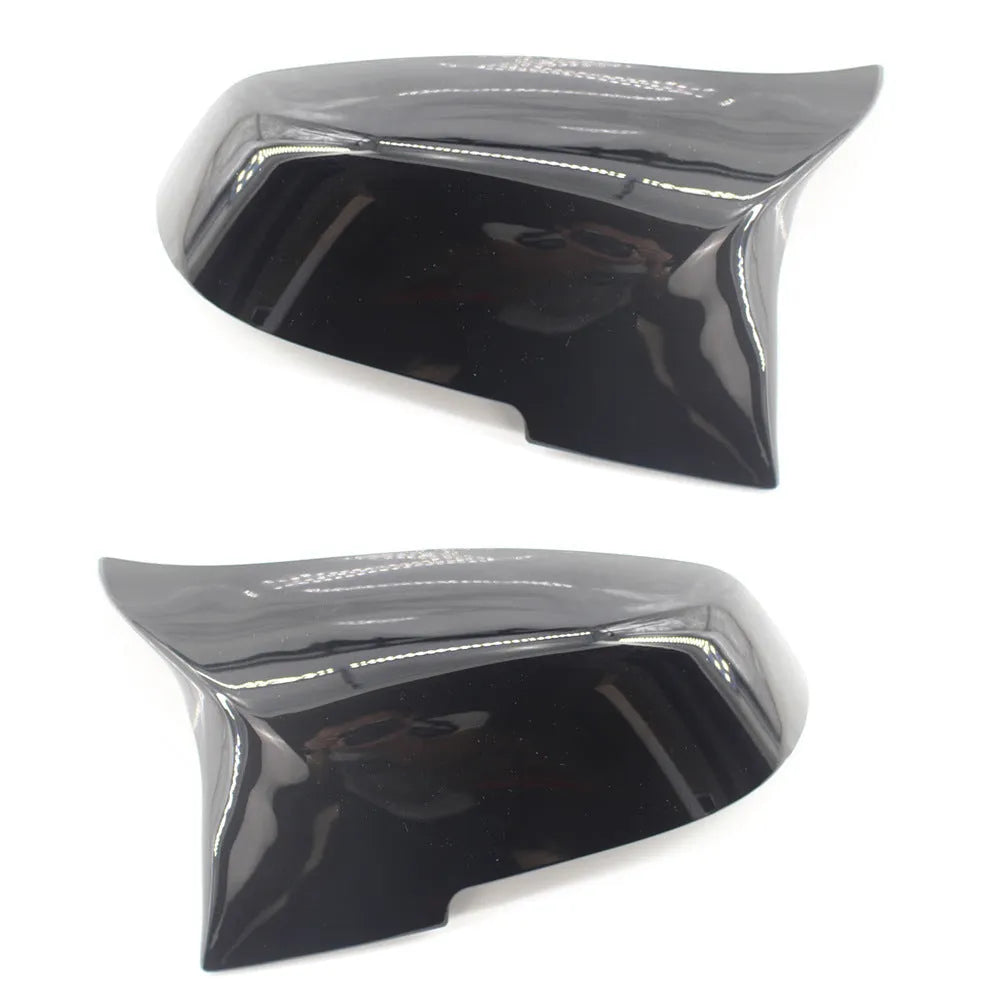 Paint bright black modified horn rear-view mirror shell for BMW 3 Series and 4 Series models.