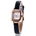 Women's retro fashion watch with alloy case in 10mm thickness showing colour options