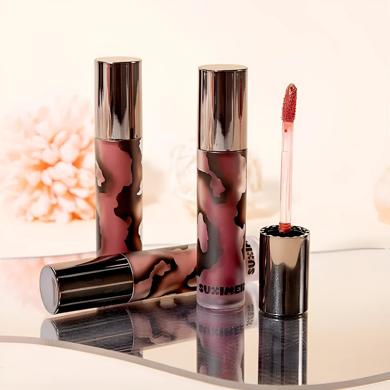 Lava Secret no stain matte lip mud lipstick in five colour shades
