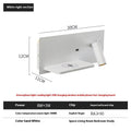 Modern bedside wall lamp with wireless charging base and warm LED light in iron shade