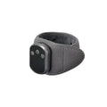 Grey cloth hand massage instrument with Type-C charging cable for wrist ankle knee neck physiotherapy