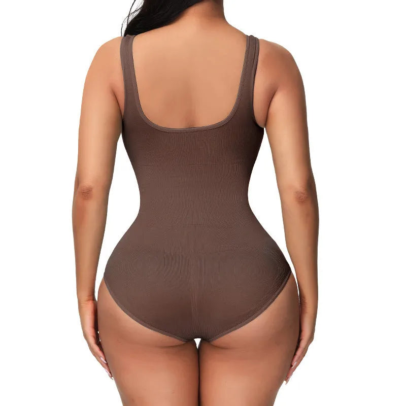 Seamless nylon women's bodysuit shapewear in multiple colours and sizes