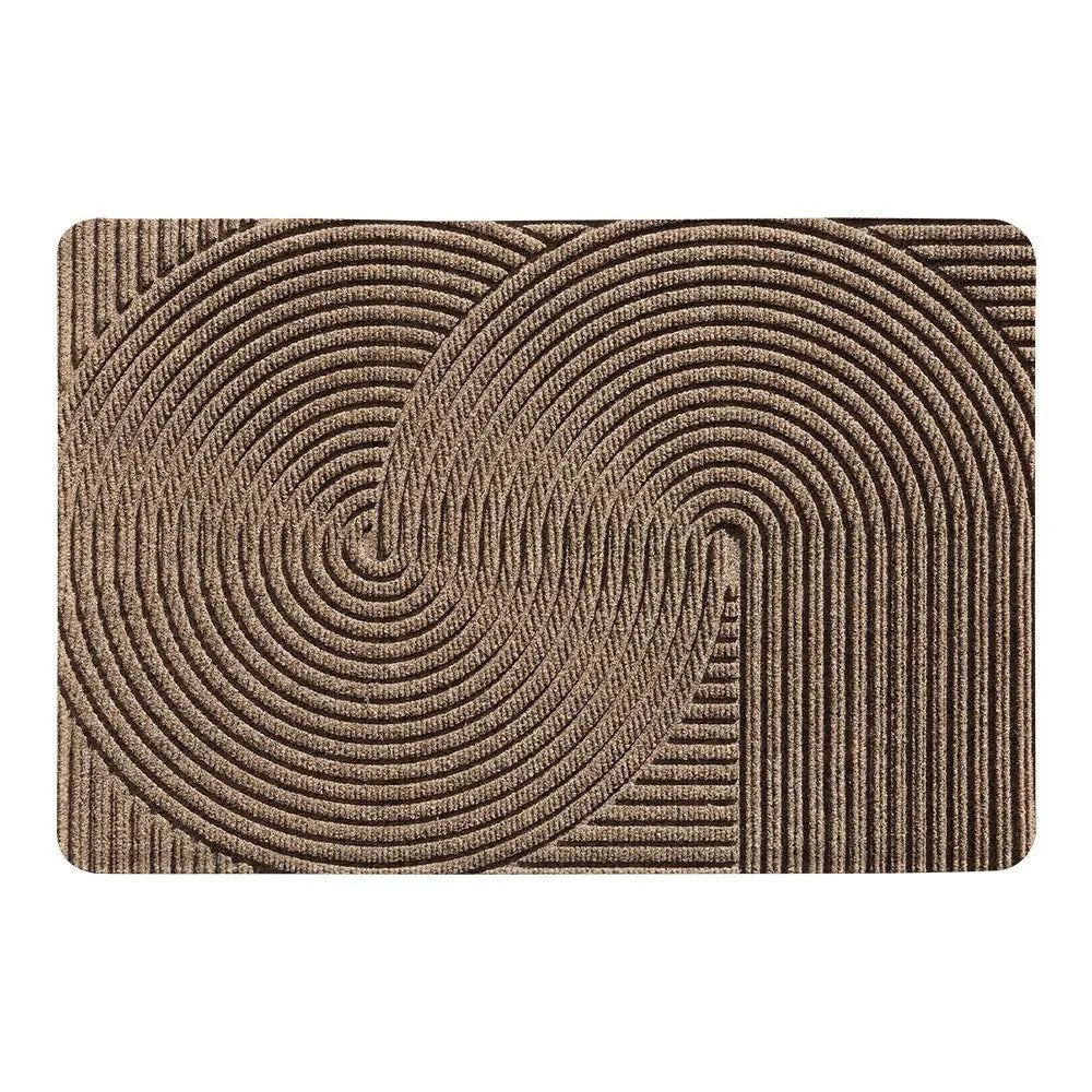 Silk ring entrance carpet with alien shape design in cartoon anime pattern, measuring 60x90cm