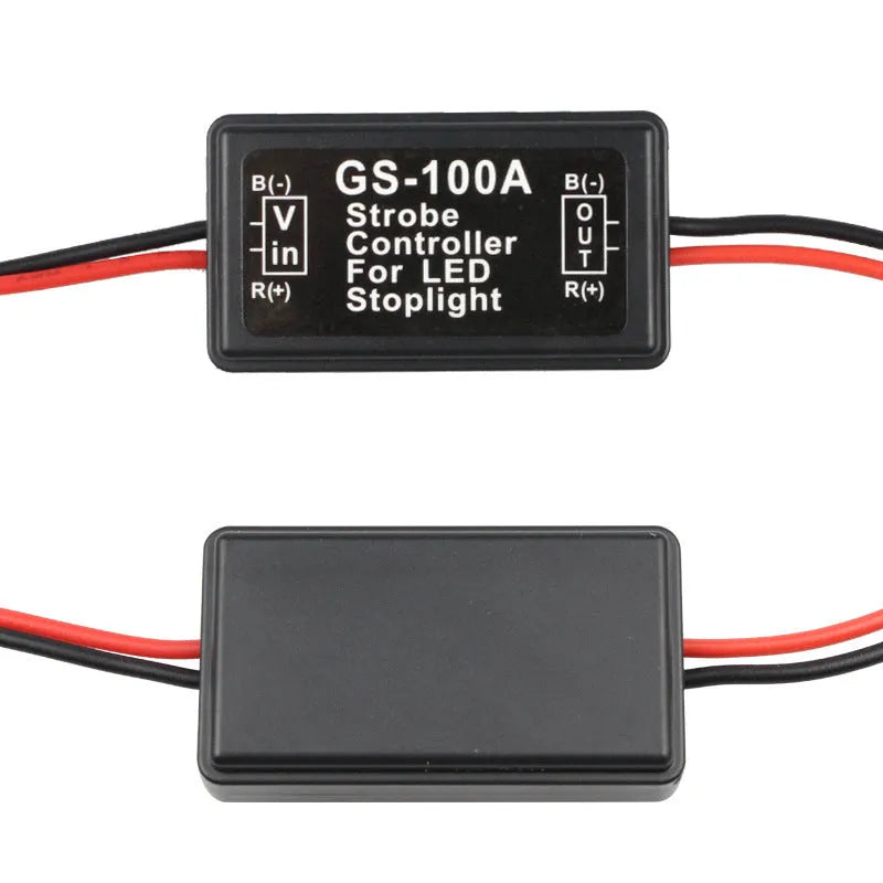 ABS auto taillight safety warning controller black 11cm 7cm 1cm car replacement part