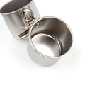 Stainless steel outdoor bird feeder cage food container