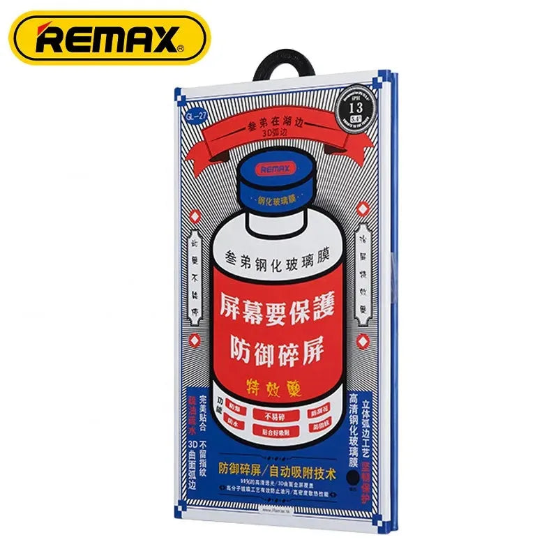 Remax GL 27 3D tempered glass 9H HD screen protector for iPhone 15 Plus in clear