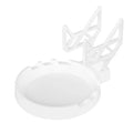 Plastic ABS wall hanging rack with universal handle for game controllers, includes nail-free adhesive glue