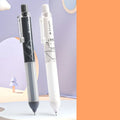 0.5mm automatic pencil with cloud grip in black and white minimalist design
