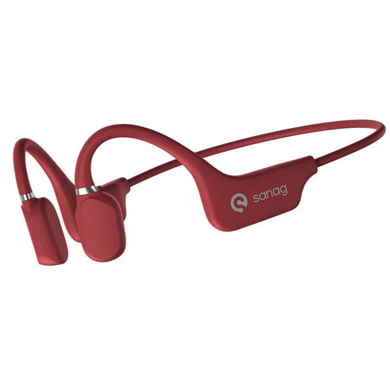 Bone conduction Bluetooth sports headset in neckband design with six colour options
