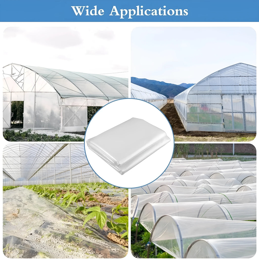 4x8 metre plastic greenhouse cold film sheet for vegetable shed insulation