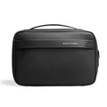 Men's portable toiletries storage bag in Oxford cloth with wet dry separation compartments
