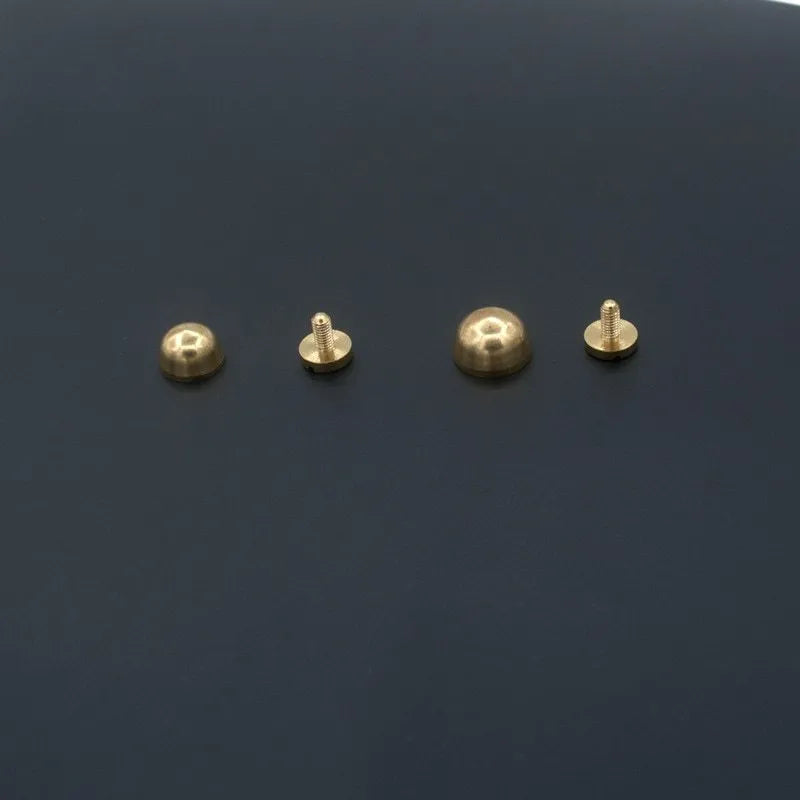 Brass decorative buckles in round and geometric shapes, sizes 10x6mm and 12x7mm.