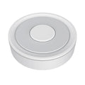 White ZigBee smart home gateway measuring 78mm square with wireless connectivity for home automation