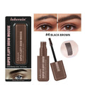 Eyebrow cream tube showing brown colour variant for three-dimensional shaping