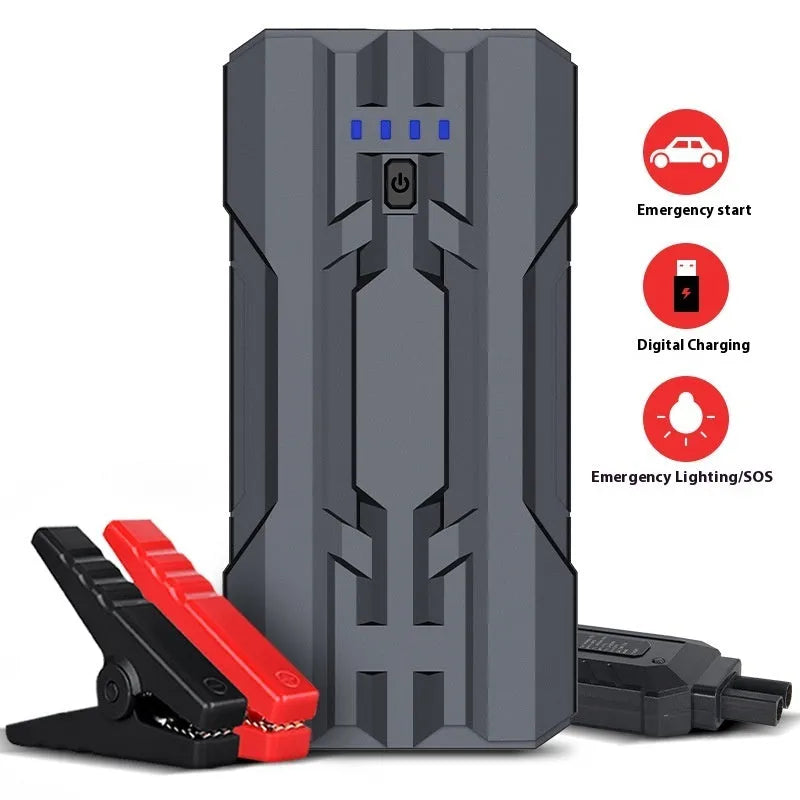 S301 portable 12V emergency car jump starter with 8000mAh battery and dual USB output