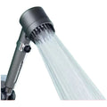 Portable ABS plastic shower head with three-gear adjustment for spray, massage and rain settings