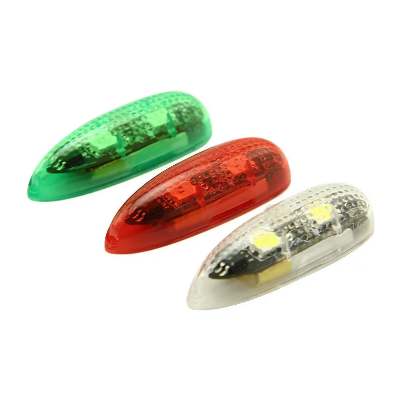 V3 wireless charging waterproof navigation light for model cars and boats with adhesive backing
