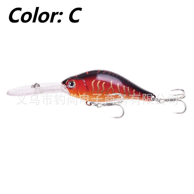 10.5cm hard plastic Mino Lure fishing bait in assorted colours for deep diving predator fishing