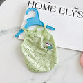Breathable mesh dog vest with adjustable straps in blue colour