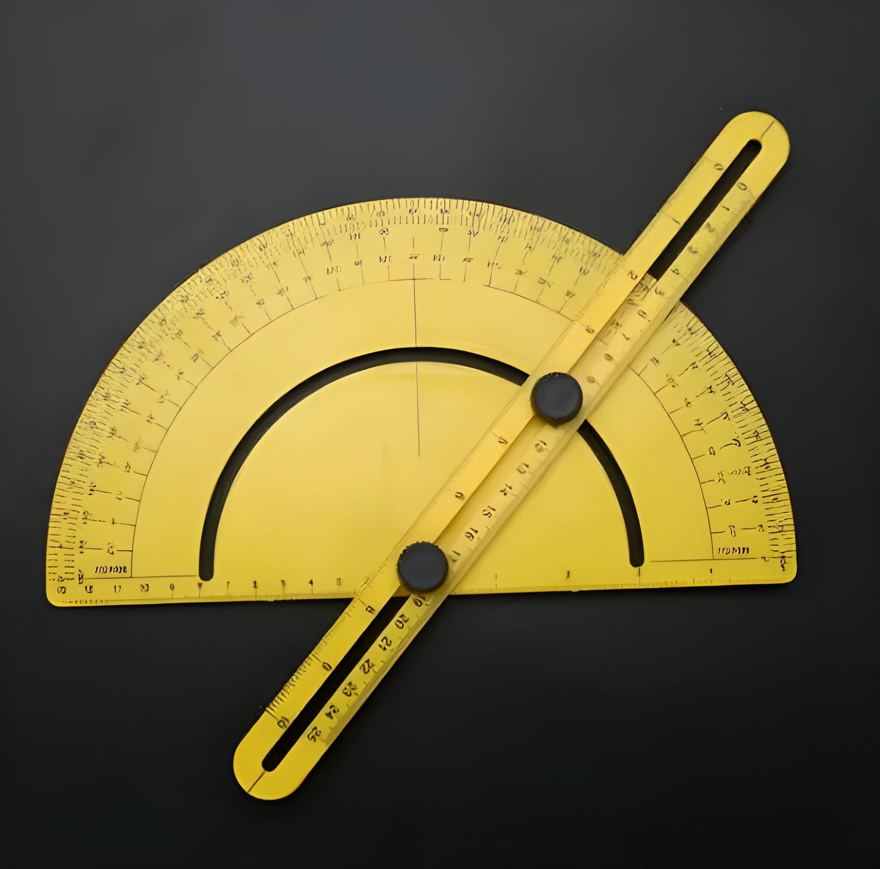 30cm ABS plastic carpentry angle ruler with 180-degree measuring arm for woodworking and tiling projects