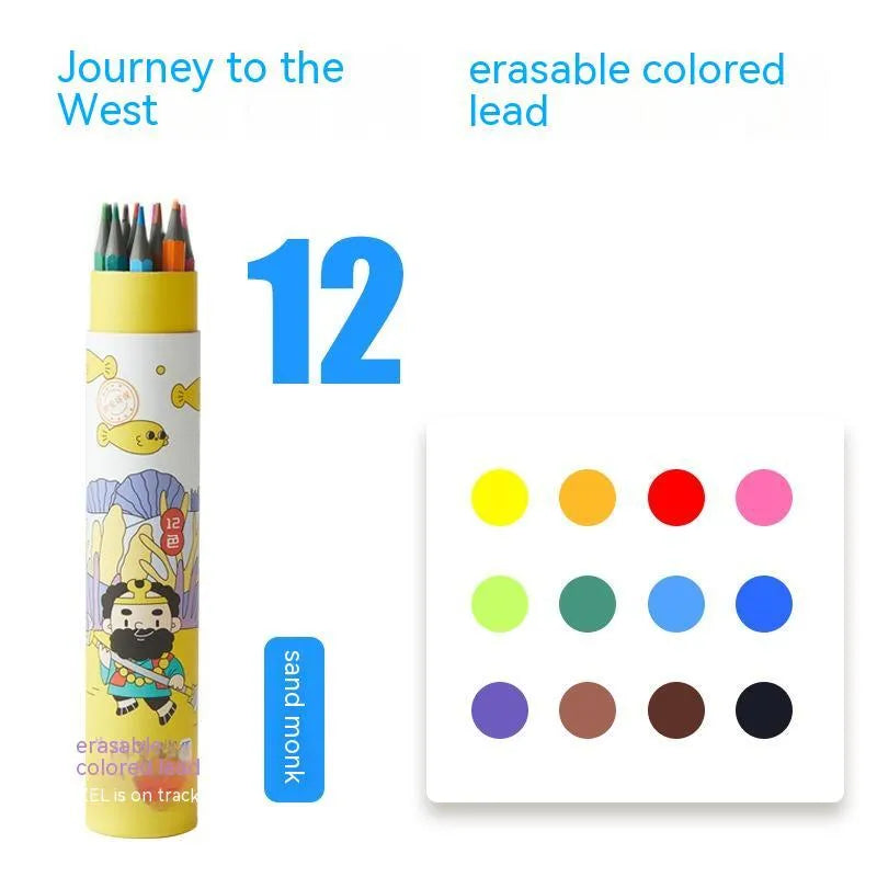 Zhenglin Sports Series colour pencil sets in various pack sizes including 24 and 36 colours.