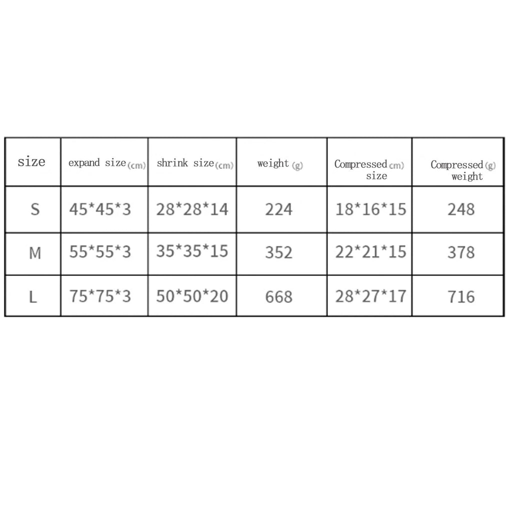 Grey and green reversible donut cat bed shown in small, medium, and large sizes