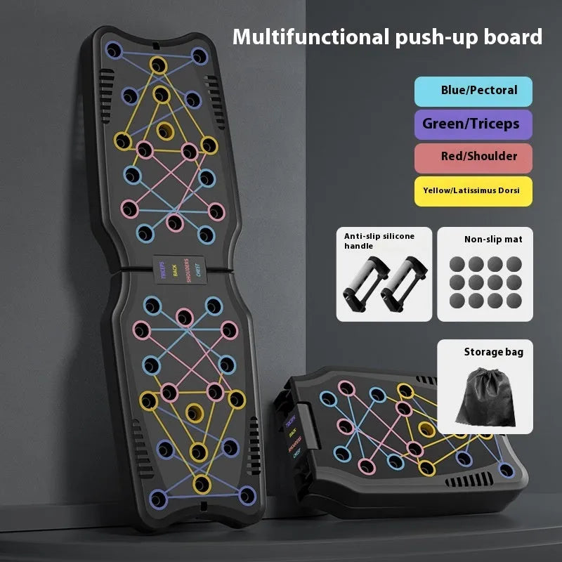 ABS push up support plates for chest shoulder and back workouts on a flat surface