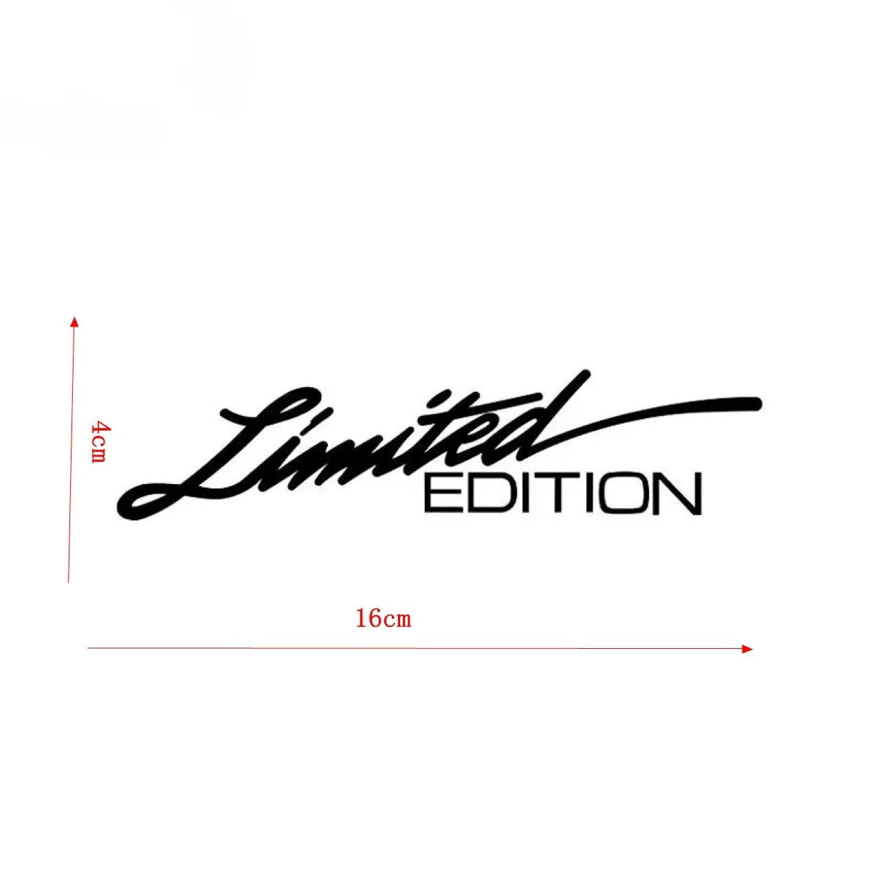 Black laser reflective car sticker with text design on PET material for vehicle decoration