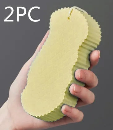 3D fish scale pattern bath sponge ball in super-soft sponge material for gentle body exfoliation