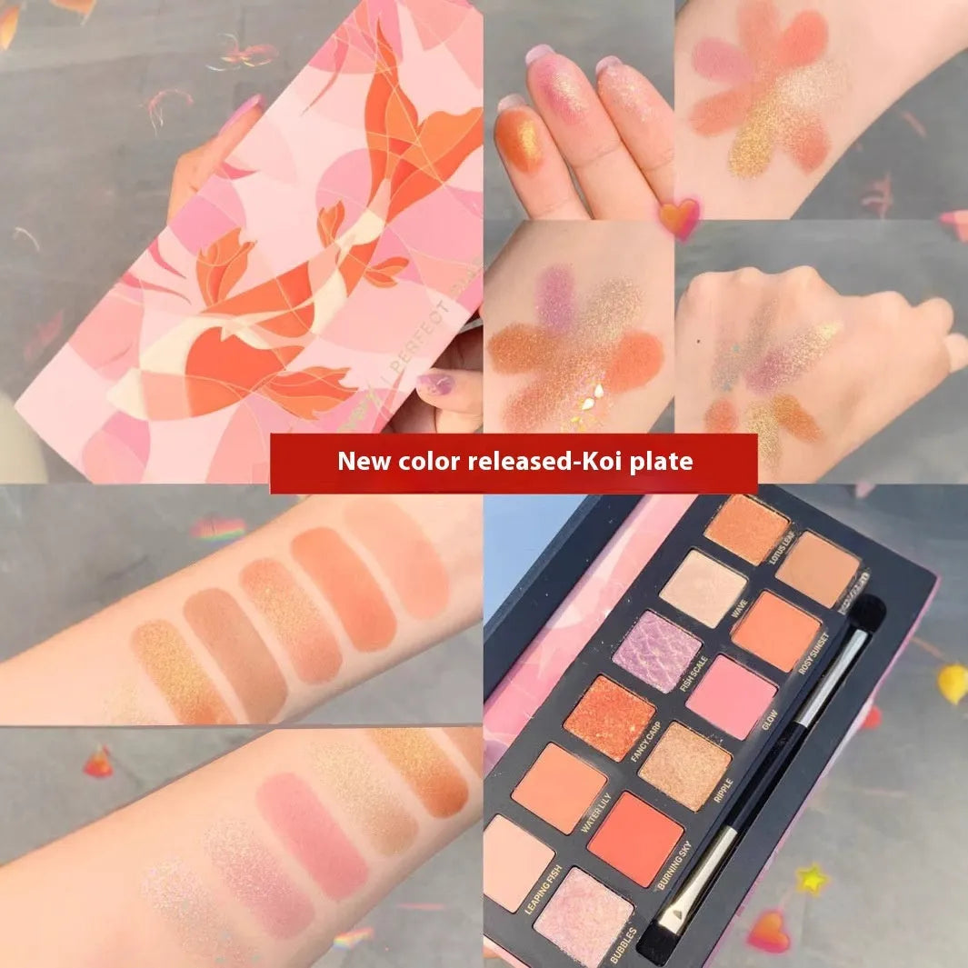 Explorer twelve-colour animal themed eye shadow palette showing cat, tiger, fox and leopard designs