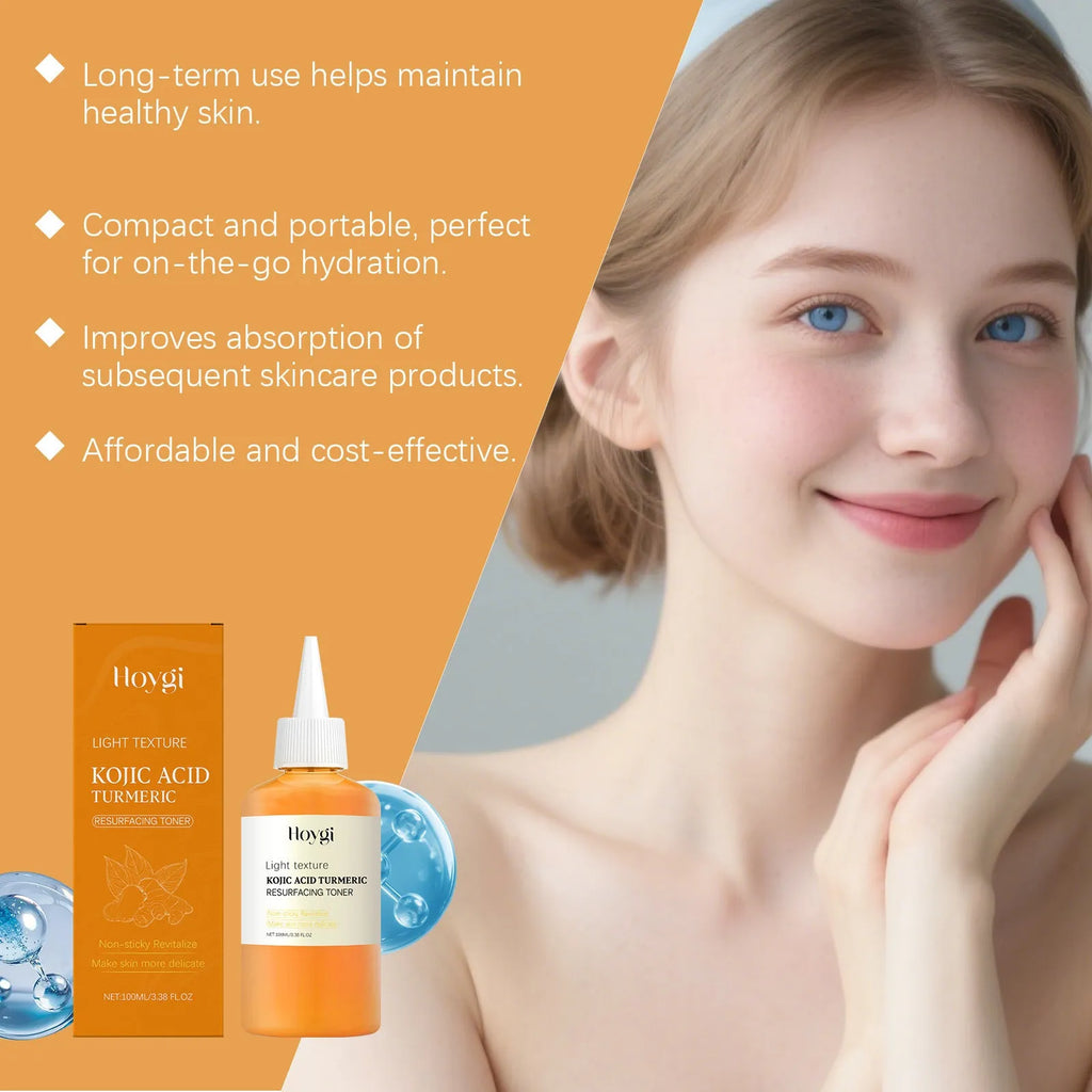 100ml bottle of Turmeric Moisturising Water for non-oily daily facial care.