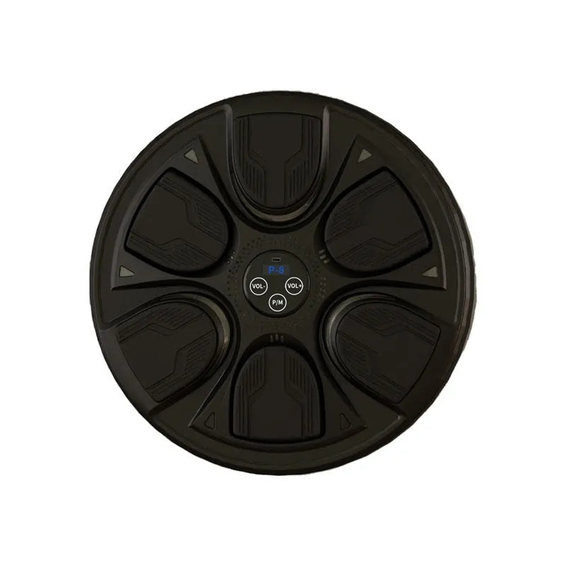 Black leather intelligent music boxing machine wall target for home sanda training