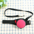 Pet Holding Hands 3 metre automatic retractable dog lead in vibrant orange with keylock button.