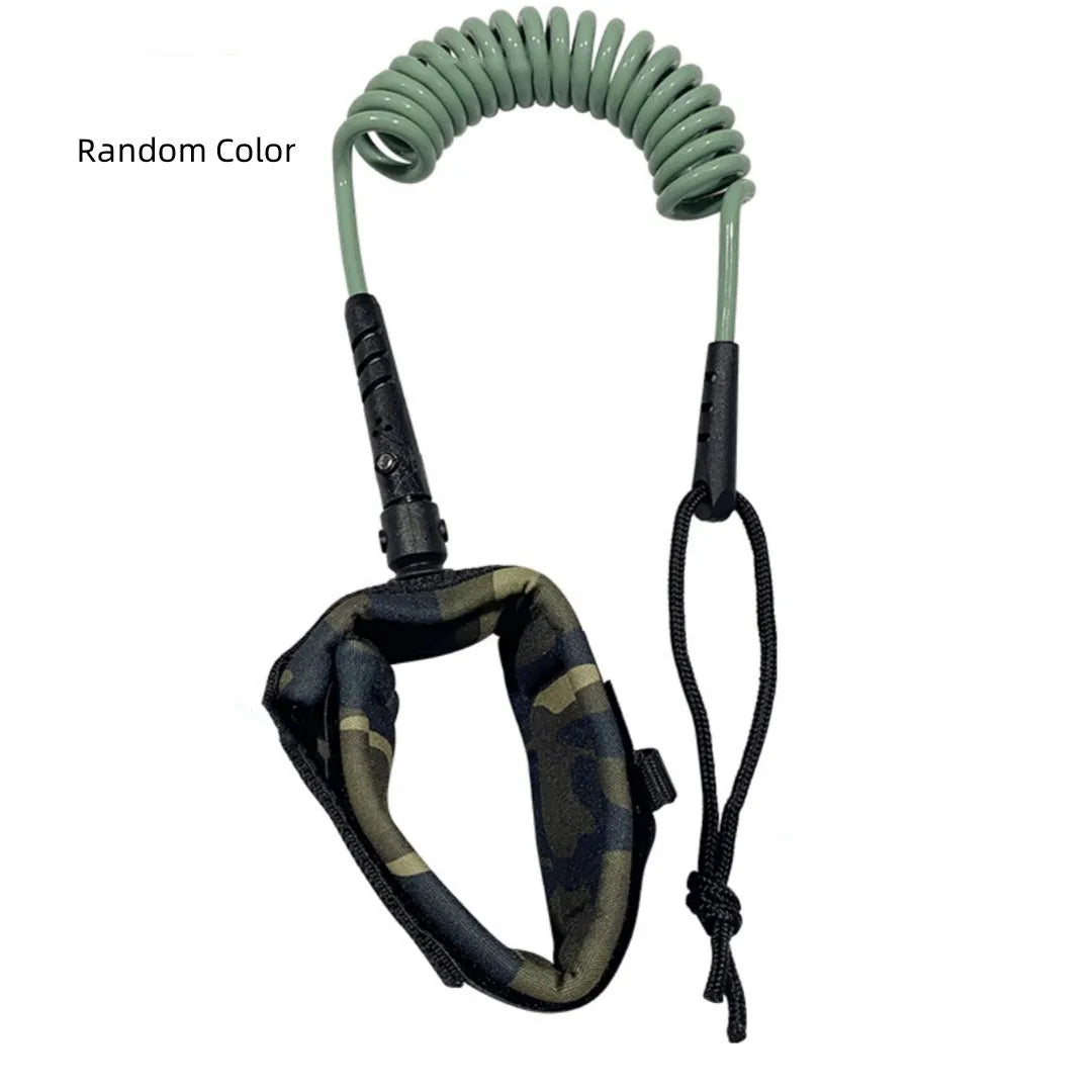 Polypropylene surfboard hand holding rope showing attachment method with 50kg tension capacity