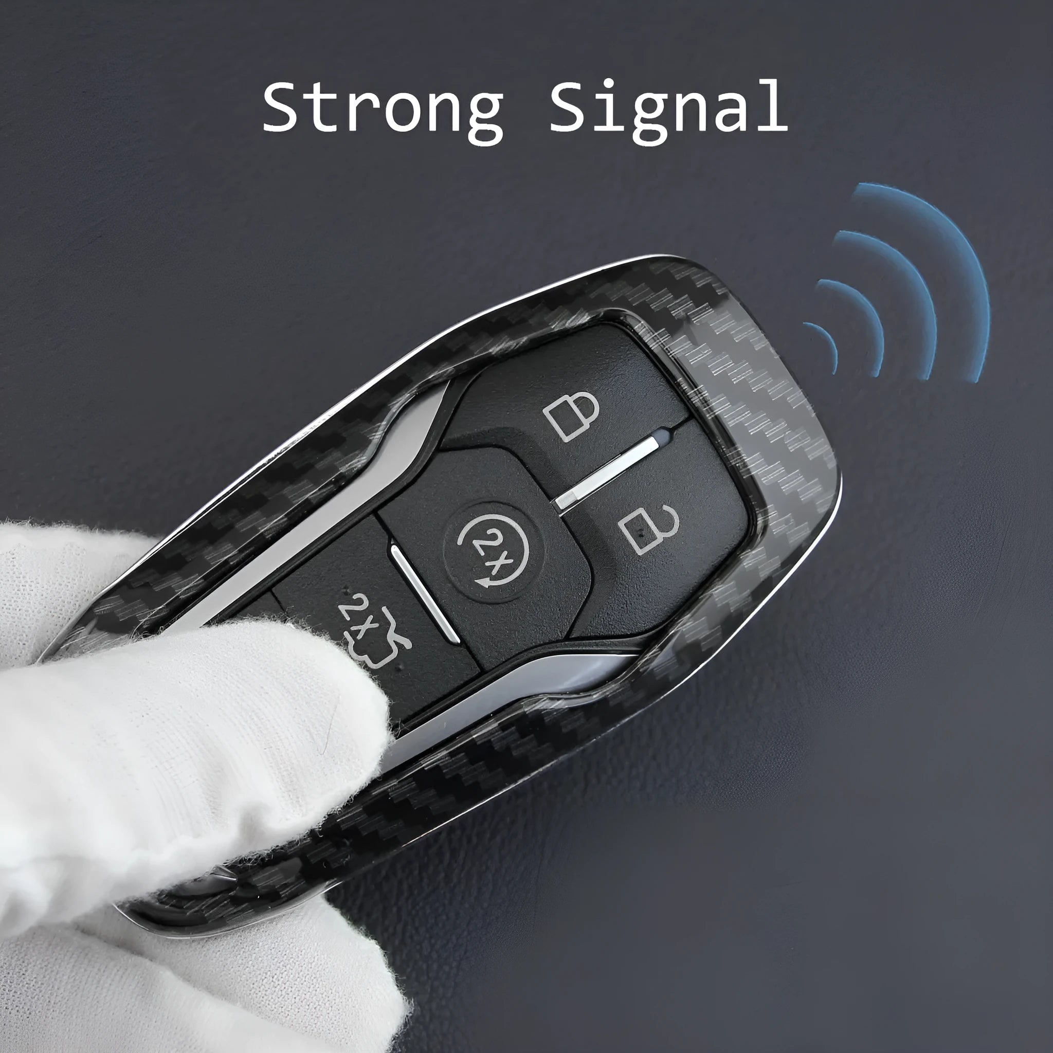 Plastic protective shell for car key remote showing single shell and buckle design options