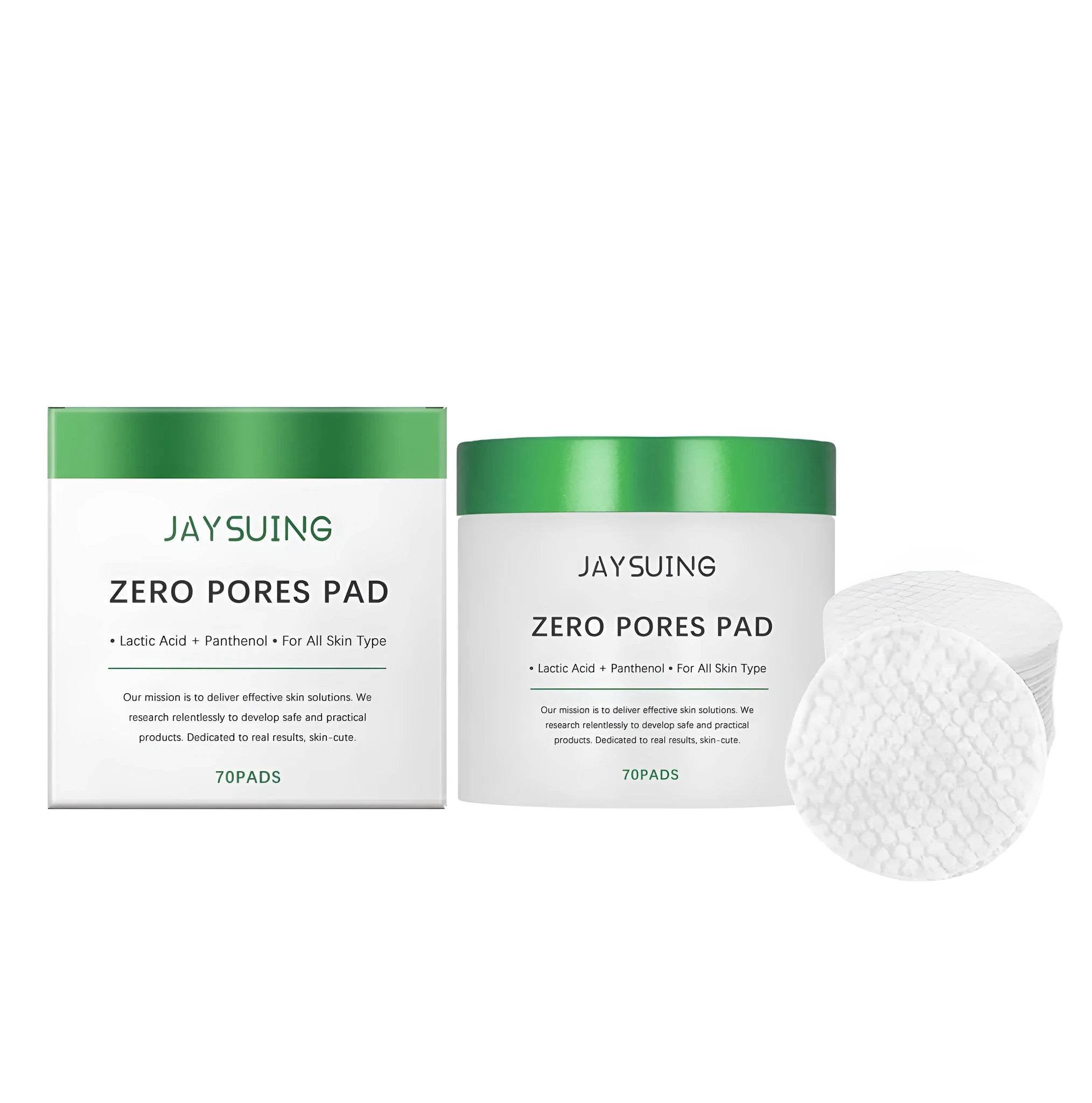 70-pack disposable facial cleansing pads with exfoliating and hydrating ingredients