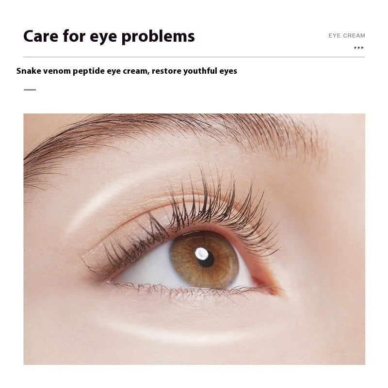 30g jar of peptide firming eye cream for dark circles with nourishing moisturising properties