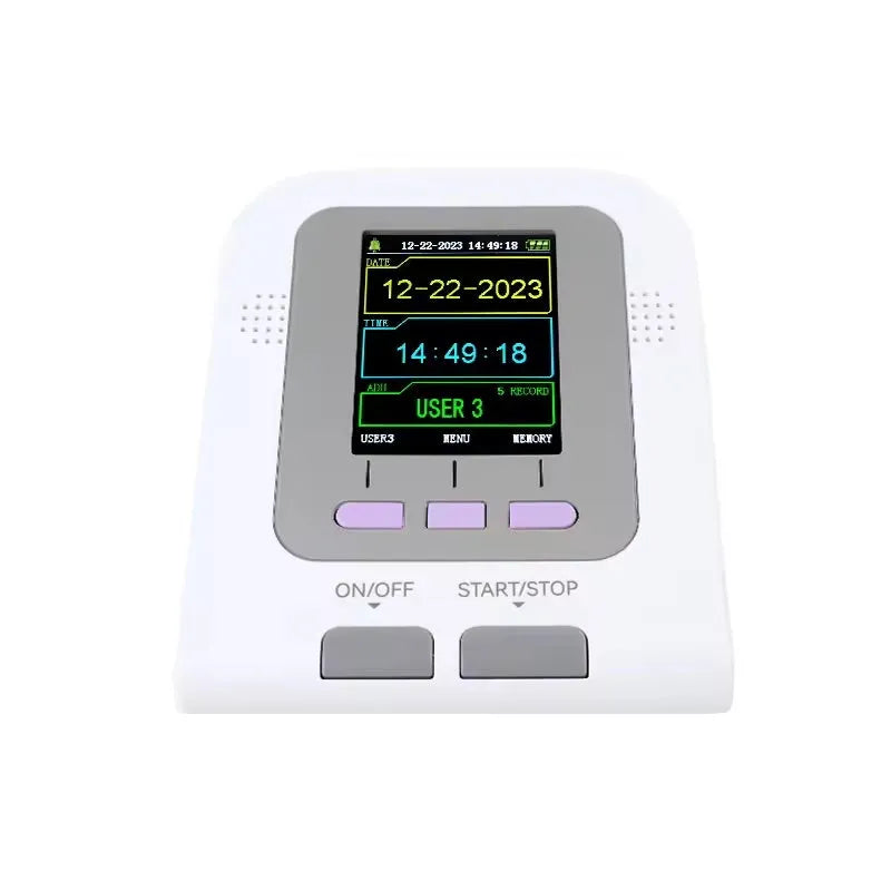 CONTEC08A Vet digital blood pressure monitor unit with colour screen and separate cuff for animals.