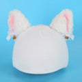 Soft plush cartoon character cover on an M-size bicycle helmet