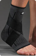 Sports ankle support in black, green, or orange for basketball, running, and mountaineering