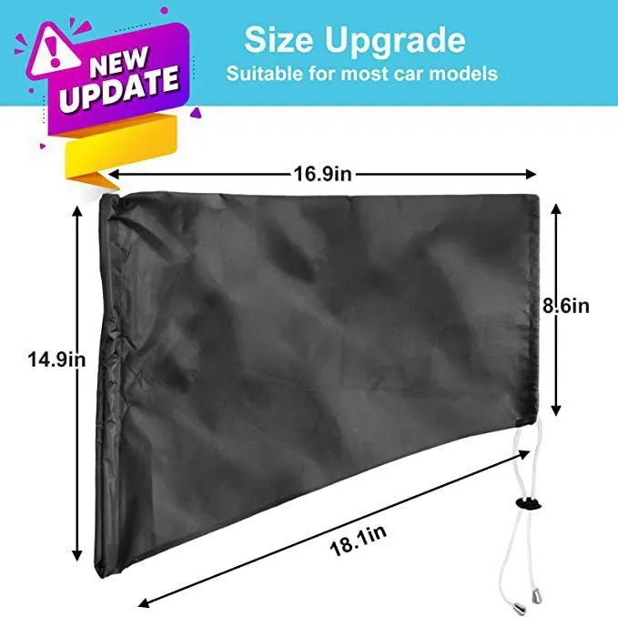 Grey waterproof cover for new energy vehicle charging port with drawstring closure