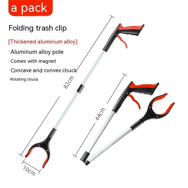 Blue plastic and aluminium alloy sewer pliers for waste pipe maintenance on a white background.