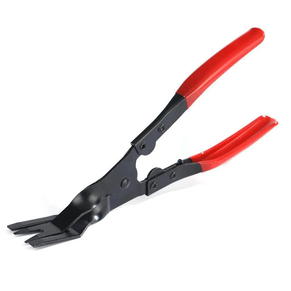 Blue car door panel removal pliers with forged steel construction, measuring 240mm in length.