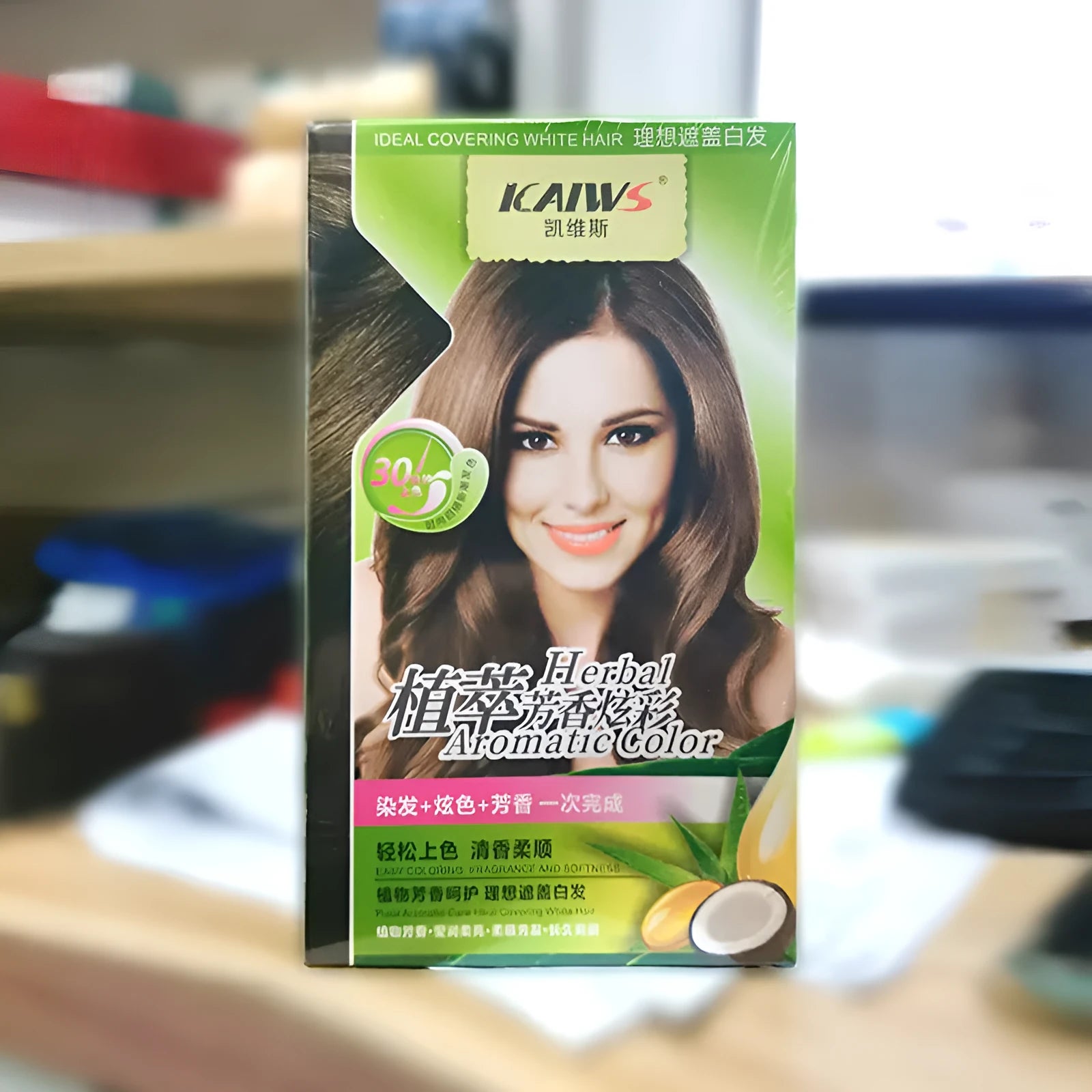 Plant aromatic soft luster mild hair colour cream twin pack tube in 120ml size.