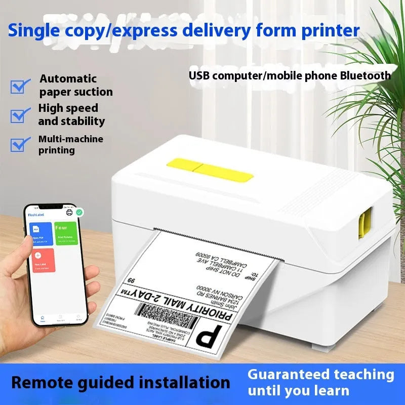 FlashLabel Thermal Express Face single unit thermal label printer for shipping orders.