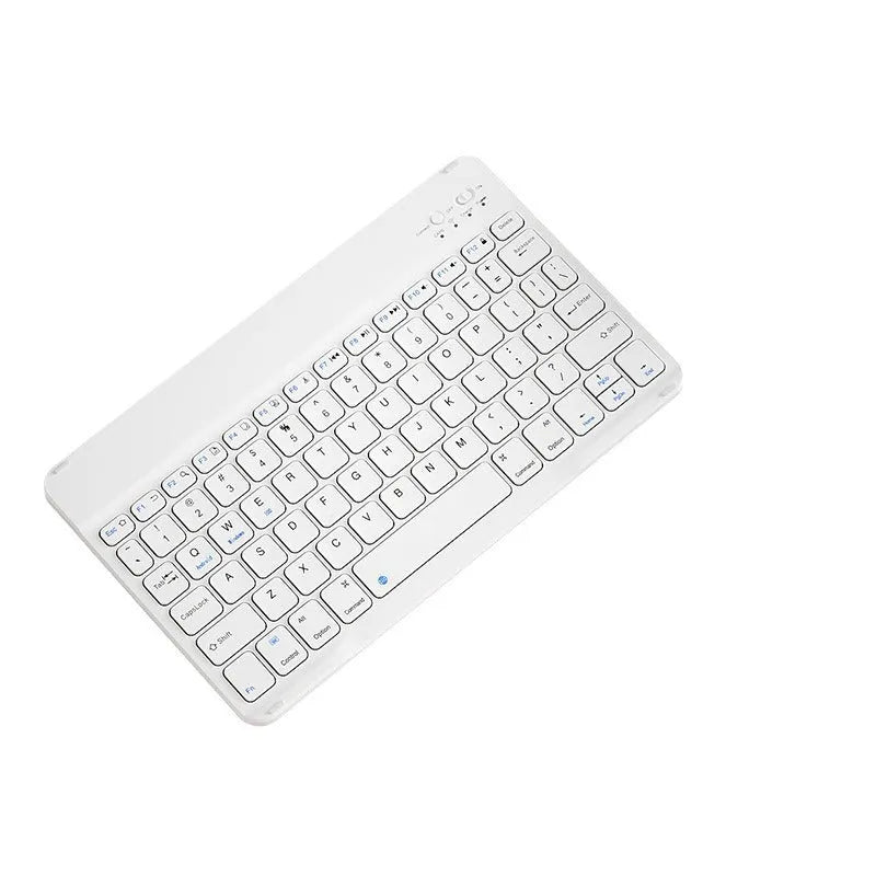 Bluetooth keyboard with rechargeable mouse in multiple colour options including white, green and pink