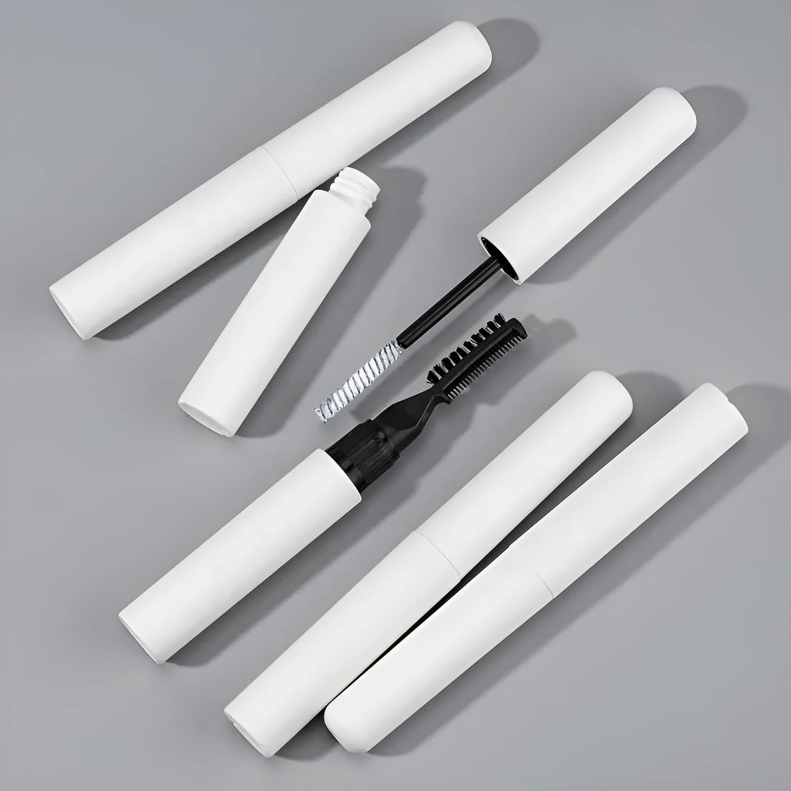 Eyebrow glue kit with brush applicator for shaping natural wild eyebrows