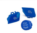A pair of red M1M2 steering wheel mode buttons for BMW F30 and F34 models