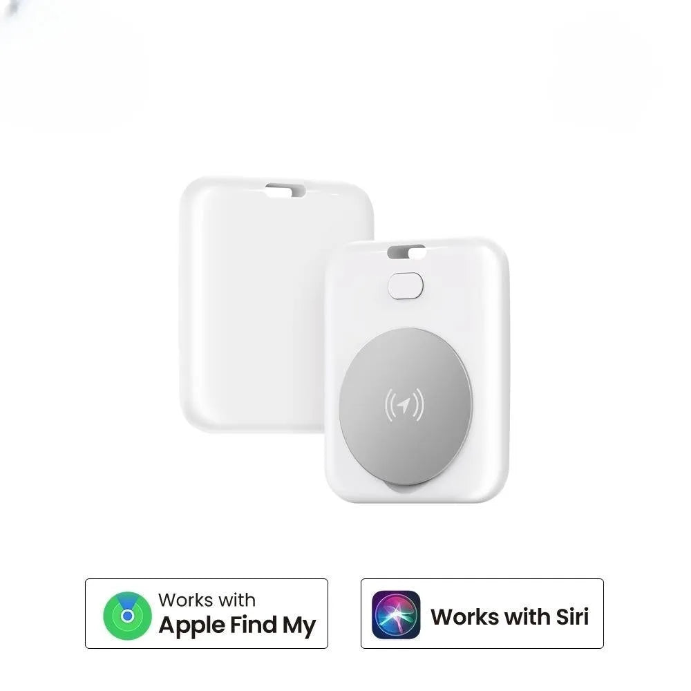 White ABS plastic pet GPS tracking device with portable design for dogs and cats