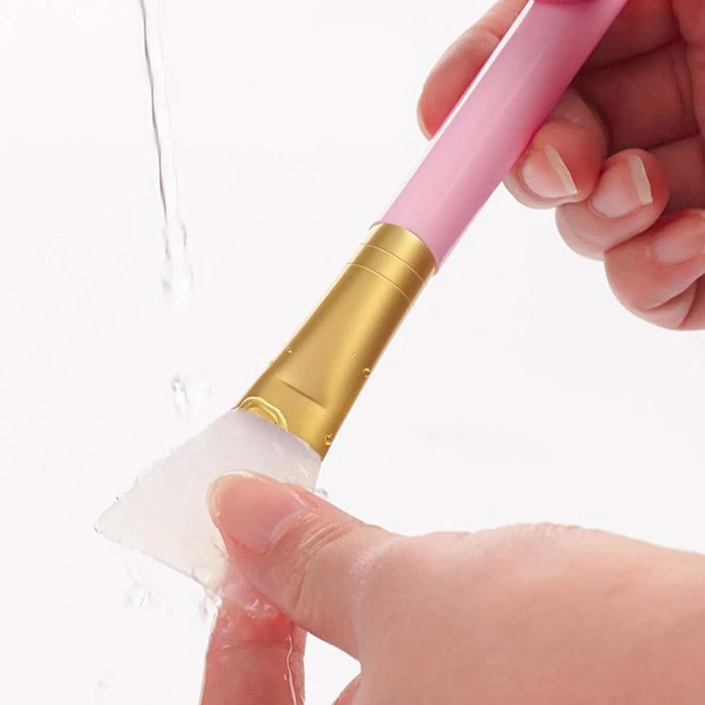 Reusable silicone face mask applicator spatula in assorted colours